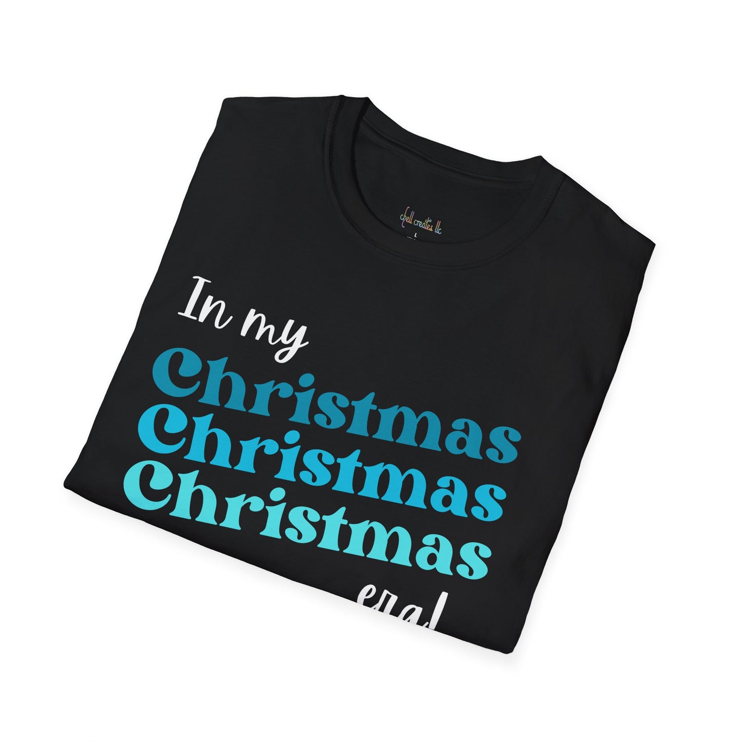 In my Christmas Era Blue Unisex Softstyle T-Shirt