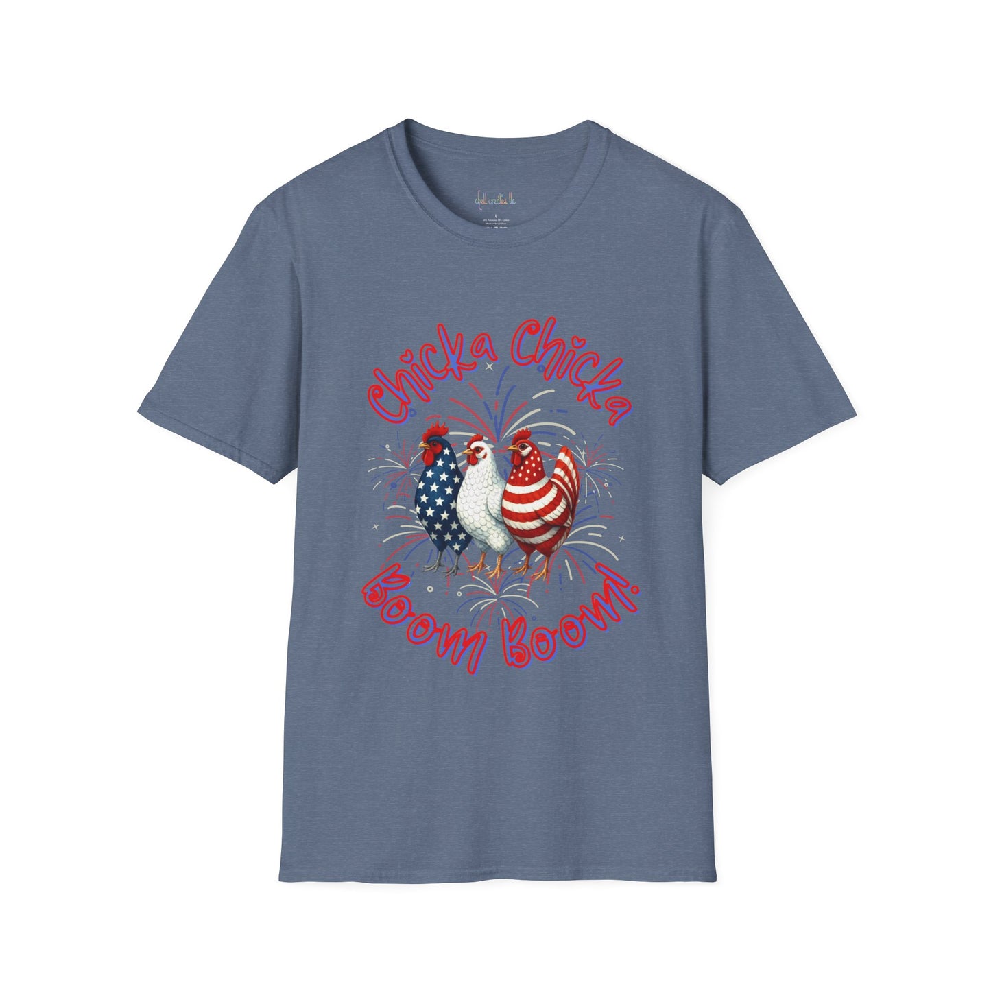 Chicka Chicka Boom Boom Unisex T-Shirt, Funny Shirt, 4th of July Tee, Animal Lover Gift, Summer Fashion, Casual Wear