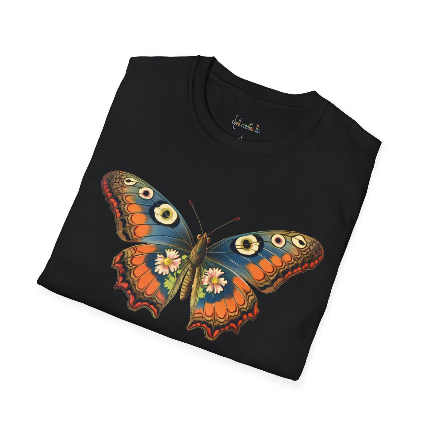 Vintage Moth/Butterfly Unisex Softstyle T-Shirt