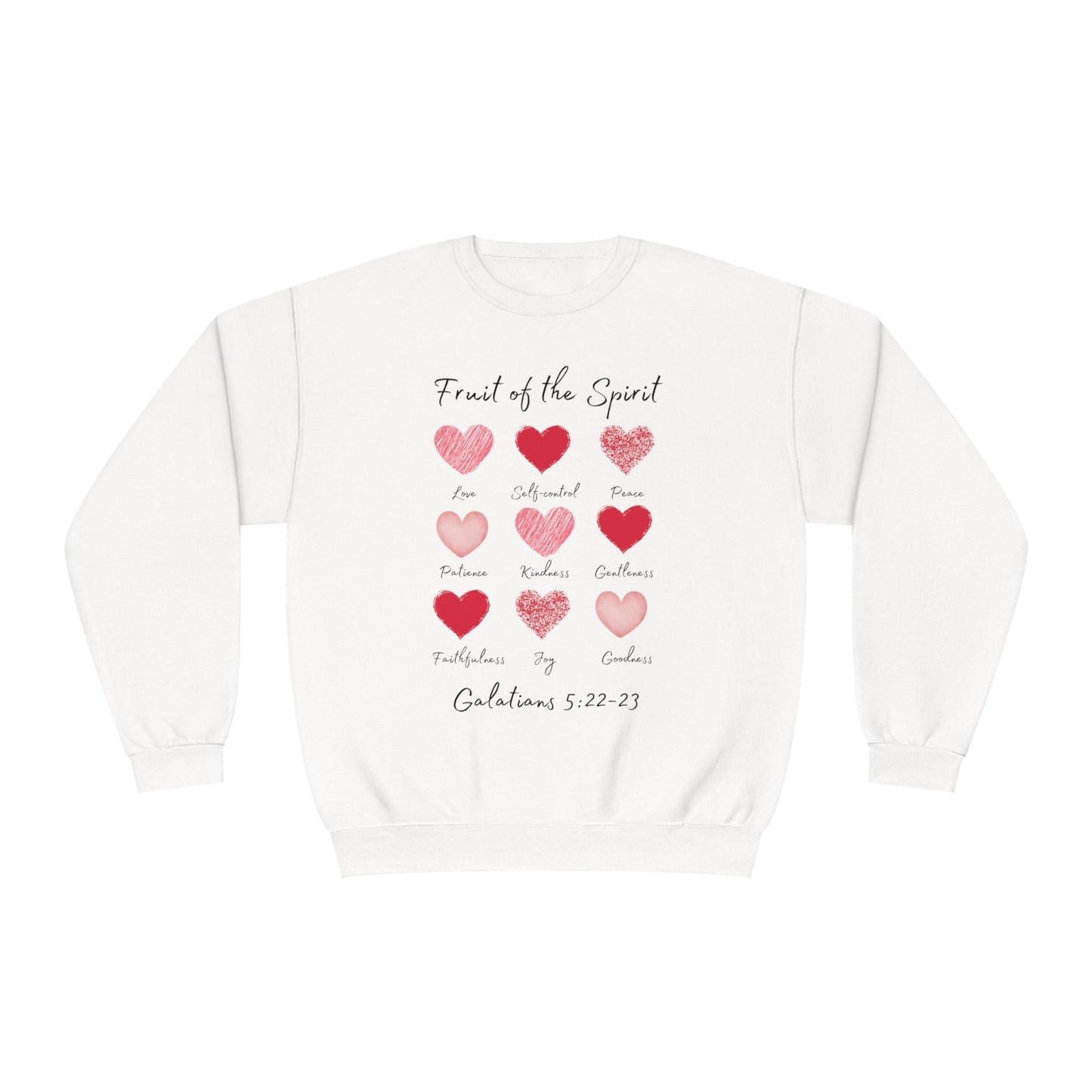 Unisex NuBlend® Crewneck Sweatshirt "Fruit of the Spirit, Galatians 5:22-23"