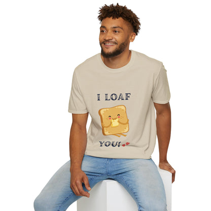 Funny "I loaf you" Unisex Softstyle T-Shirt