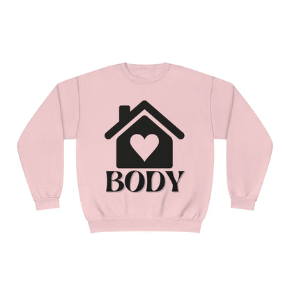 Unisex NuBlend® Crewneck Sweatshirt "Home Body"