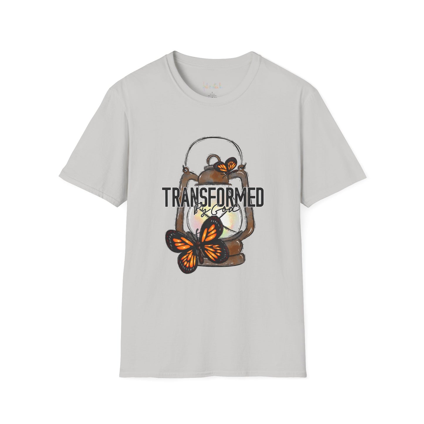 Unisex Softstyle T-Shirt  "Transformed by God" faith T-Shirt shirt