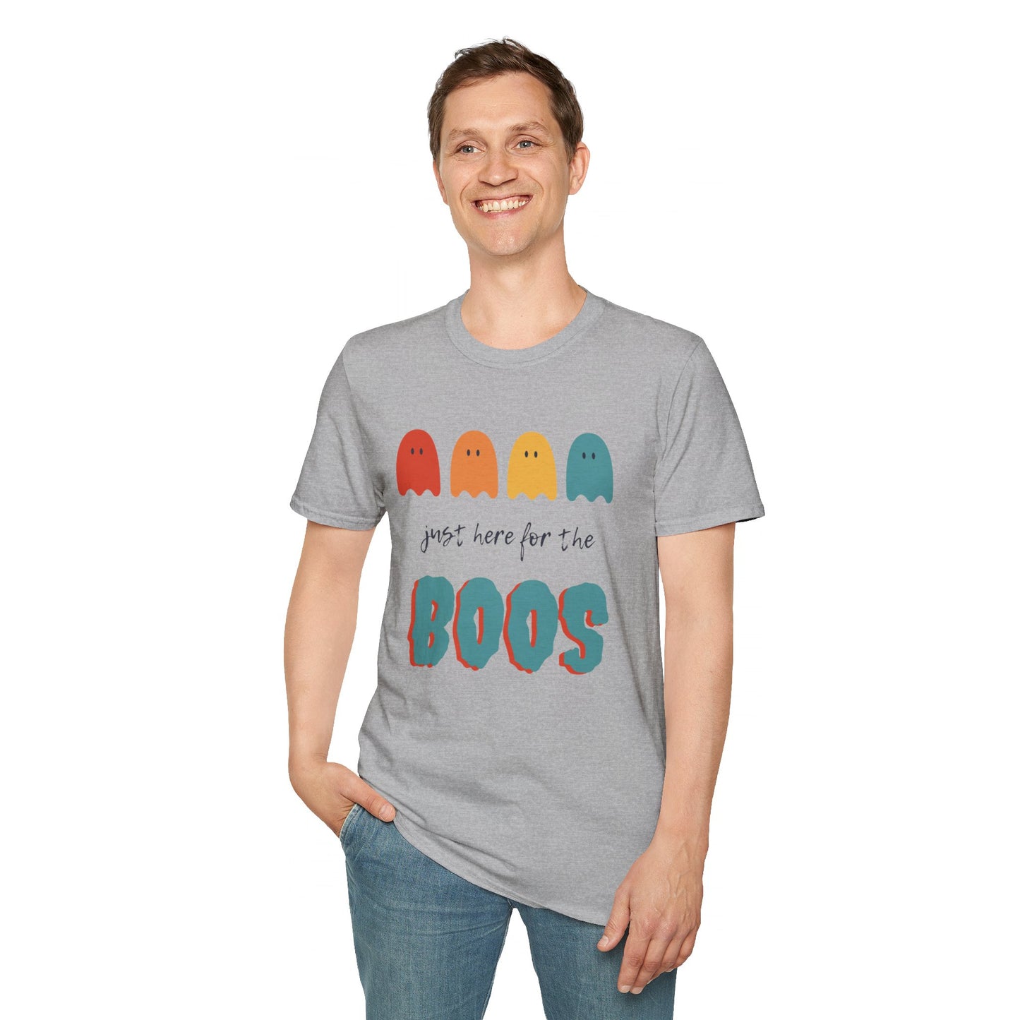 Unisex Softstyle T-Shirt I'm Here For The BOOS