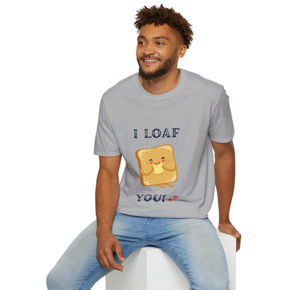 Funny "I loaf you" Unisex Softstyle T-Shirt