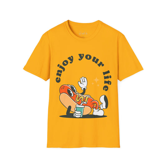 Unisex Softstyle T-Shirt "Enjoy Your Life"