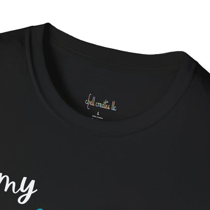 In my Christmas Era Blue Unisex Softstyle T-Shirt