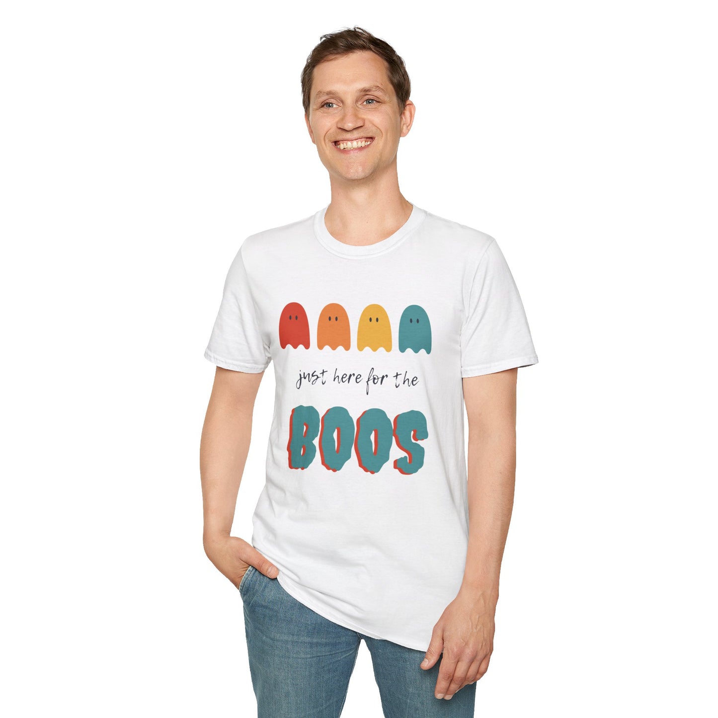 Unisex Softstyle T-Shirt I'm Here For The BOOS