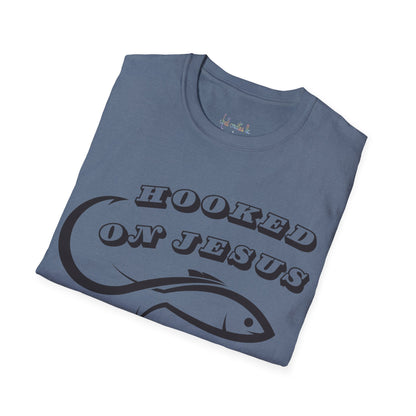 Unisex Softstyle T-Shirt Hooked on Jesus