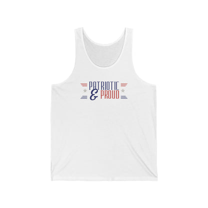 Unisex Jersey Tank Patriot & Proud