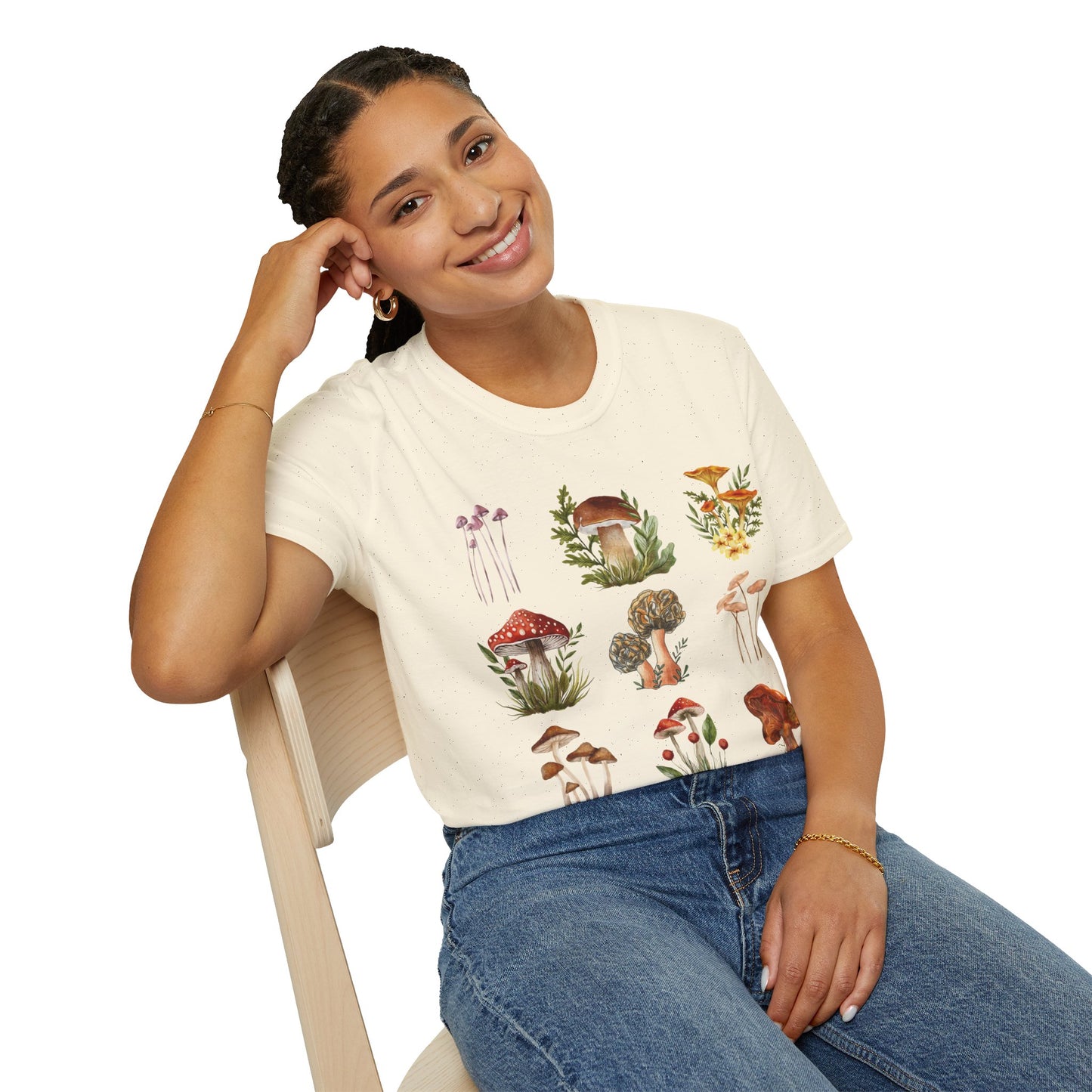 Unisex Softstyle T-Shirt Mushroom collection  T-shirt