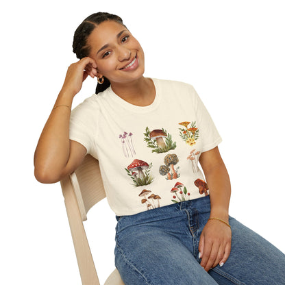 Unisex Softstyle T-Shirt Mushroom collection  T-shirt