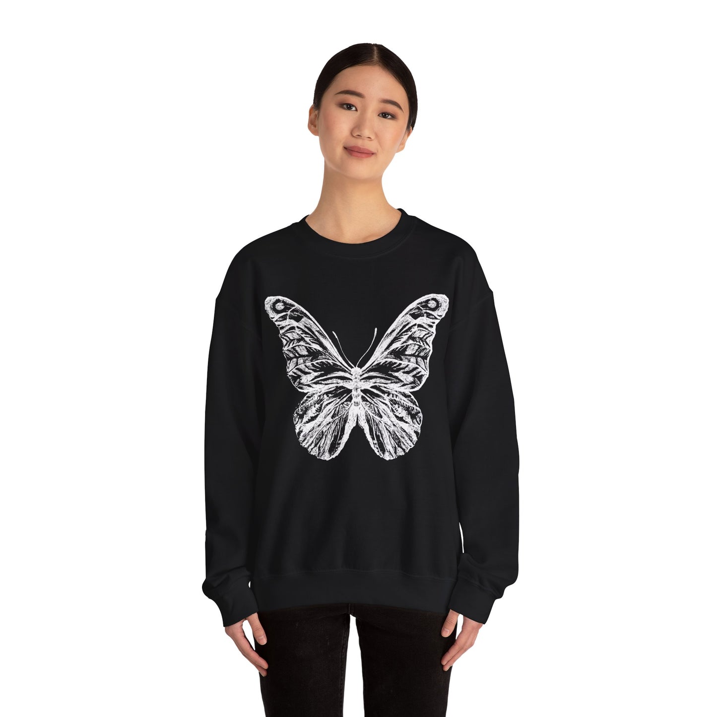 White Butterfly Sweatshirt