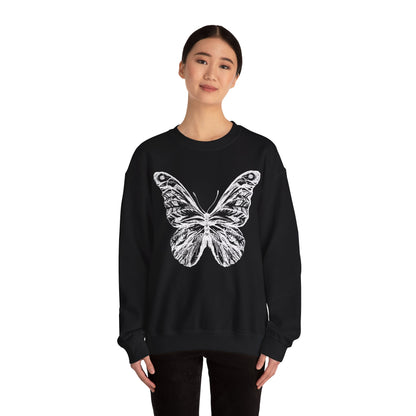 White Butterfly Sweatshirt