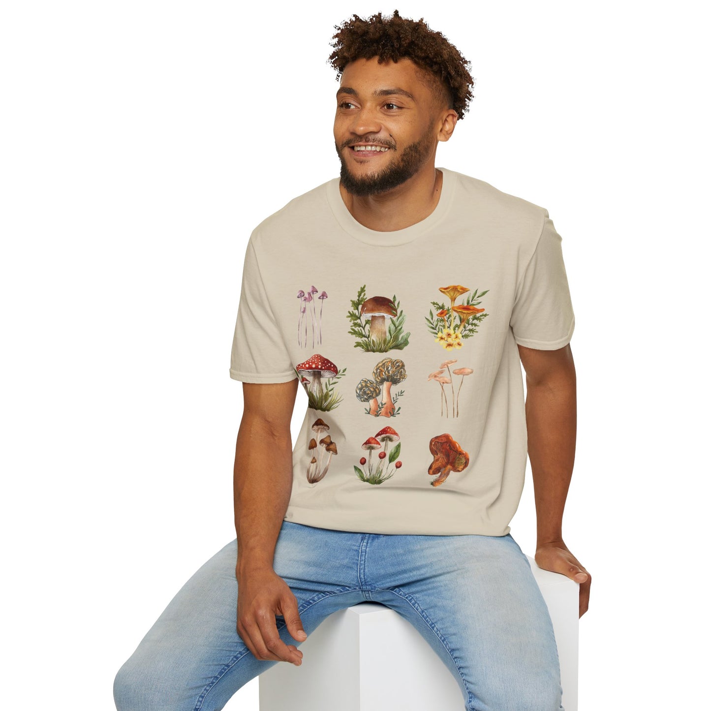 Unisex Softstyle T-Shirt Mushroom collection  T-shirt