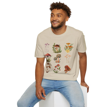 Unisex Softstyle T-Shirt Mushroom collection  T-shirt