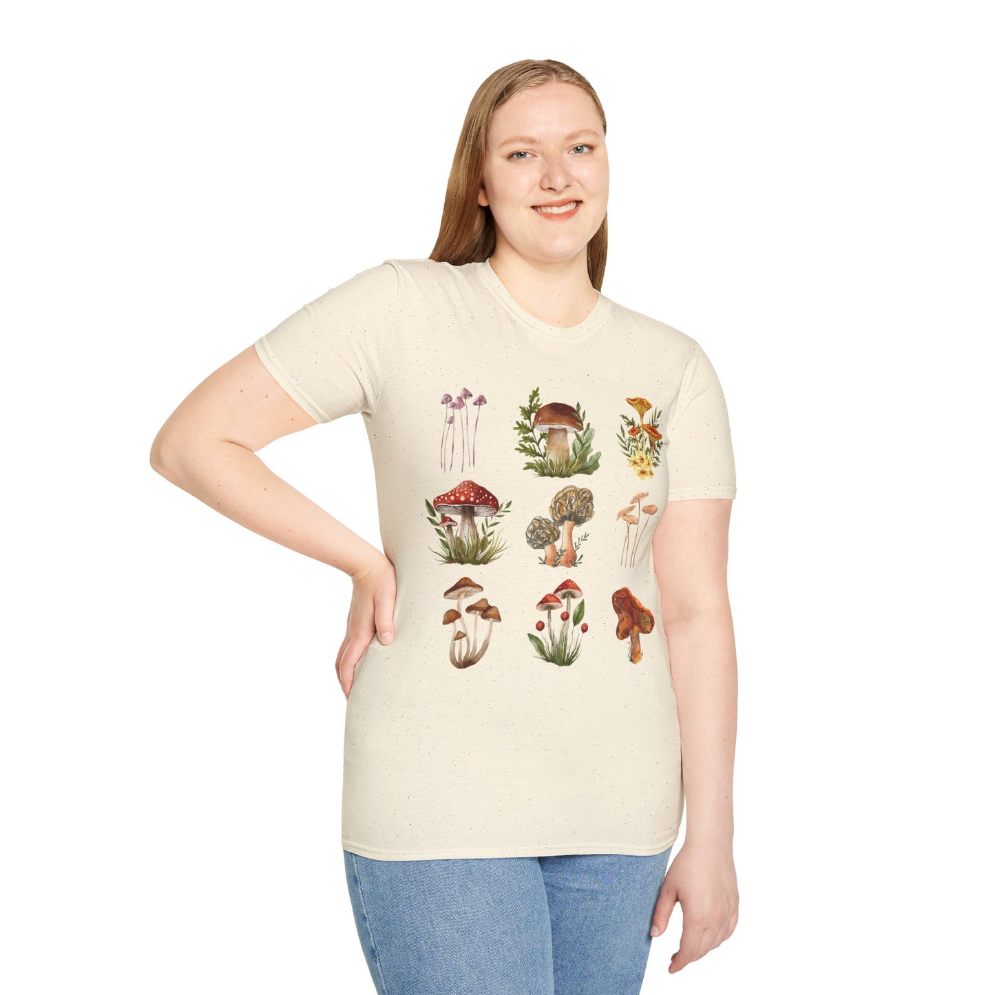 Unisex Softstyle T-Shirt Mushroom collection  T-shirt