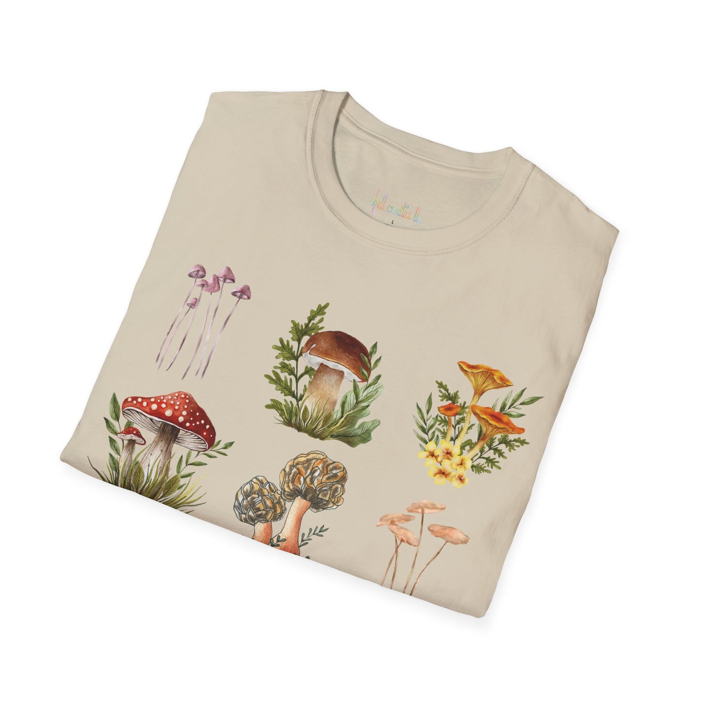 Unisex Softstyle T-Shirt Mushroom collection  T-shirt