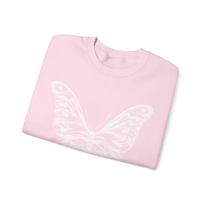 White Butterfly Sweatshirt