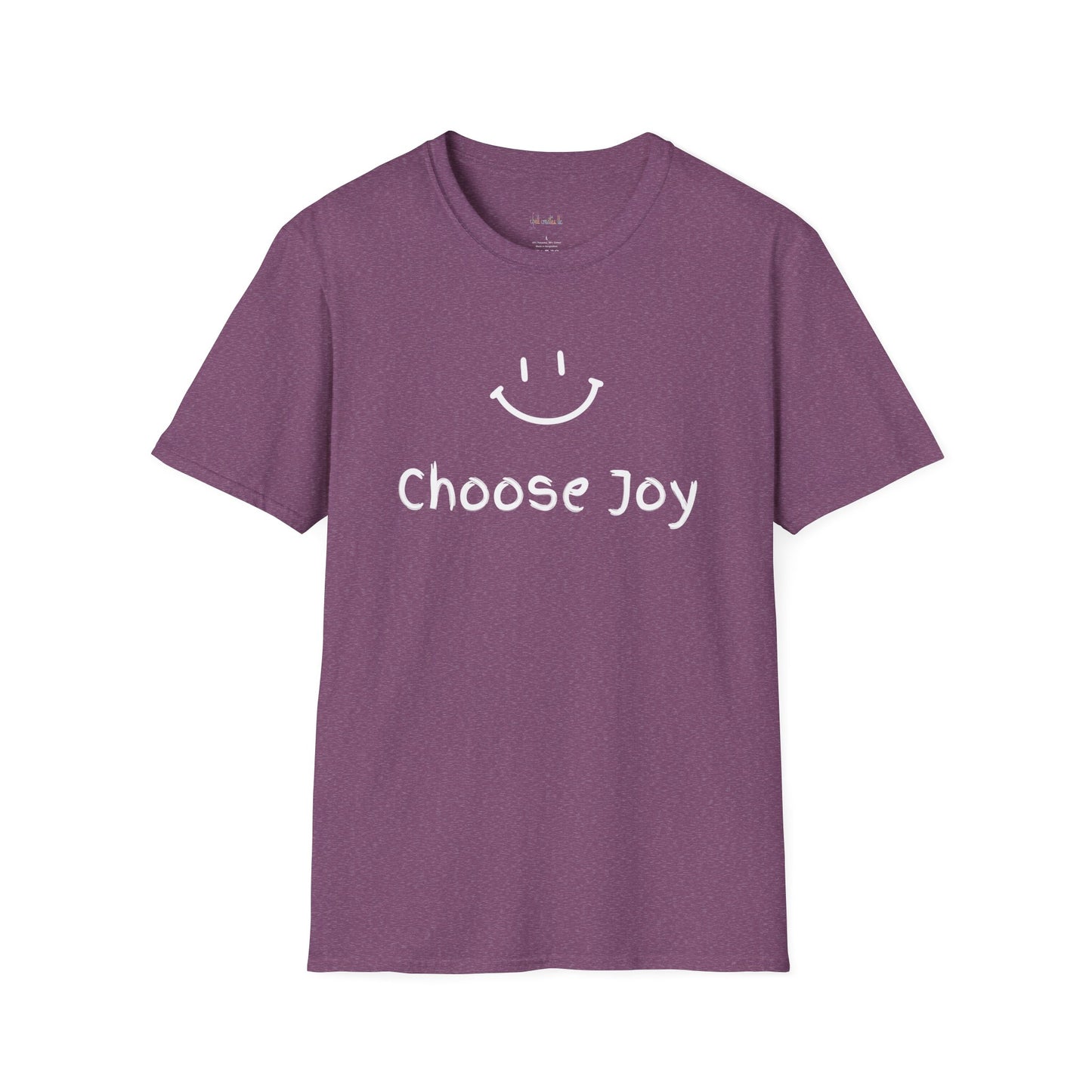 Choose Joy Unisex Softstyle T-Shirt - Positive Vibes Casualwear
