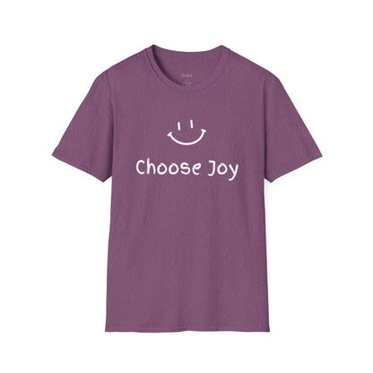 Choose Joy Unisex Softstyle T-Shirt - Positive Vibes Casualwear