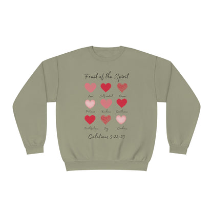 Unisex NuBlend® Crewneck Sweatshirt "Fruit of the Spirit, Galatians 5:22-23"