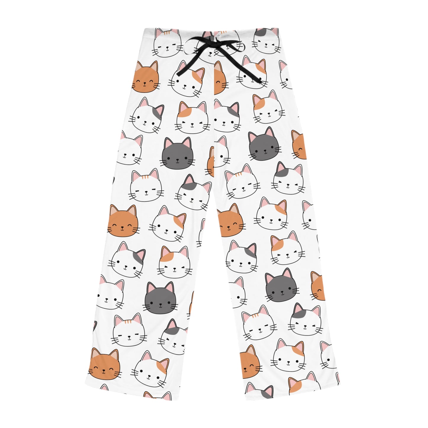 Women's Kitty Pajama Pants (AOP)