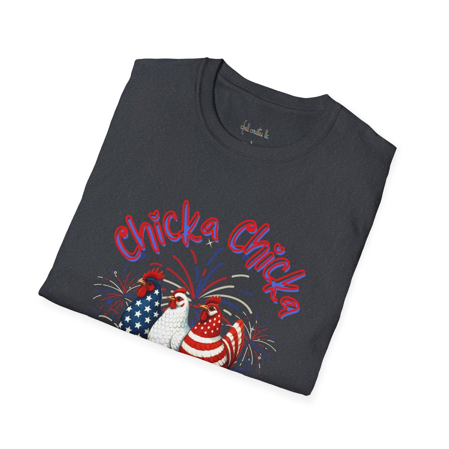 Chicka Chicka Boom Boom Unisex T-Shirt, Funny Shirt, 4th of July Tee, Animal Lover Gift, Summer Fashion, Casual Wear