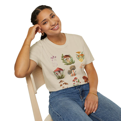 Unisex Softstyle T-Shirt Mushroom collection  T-shirt
