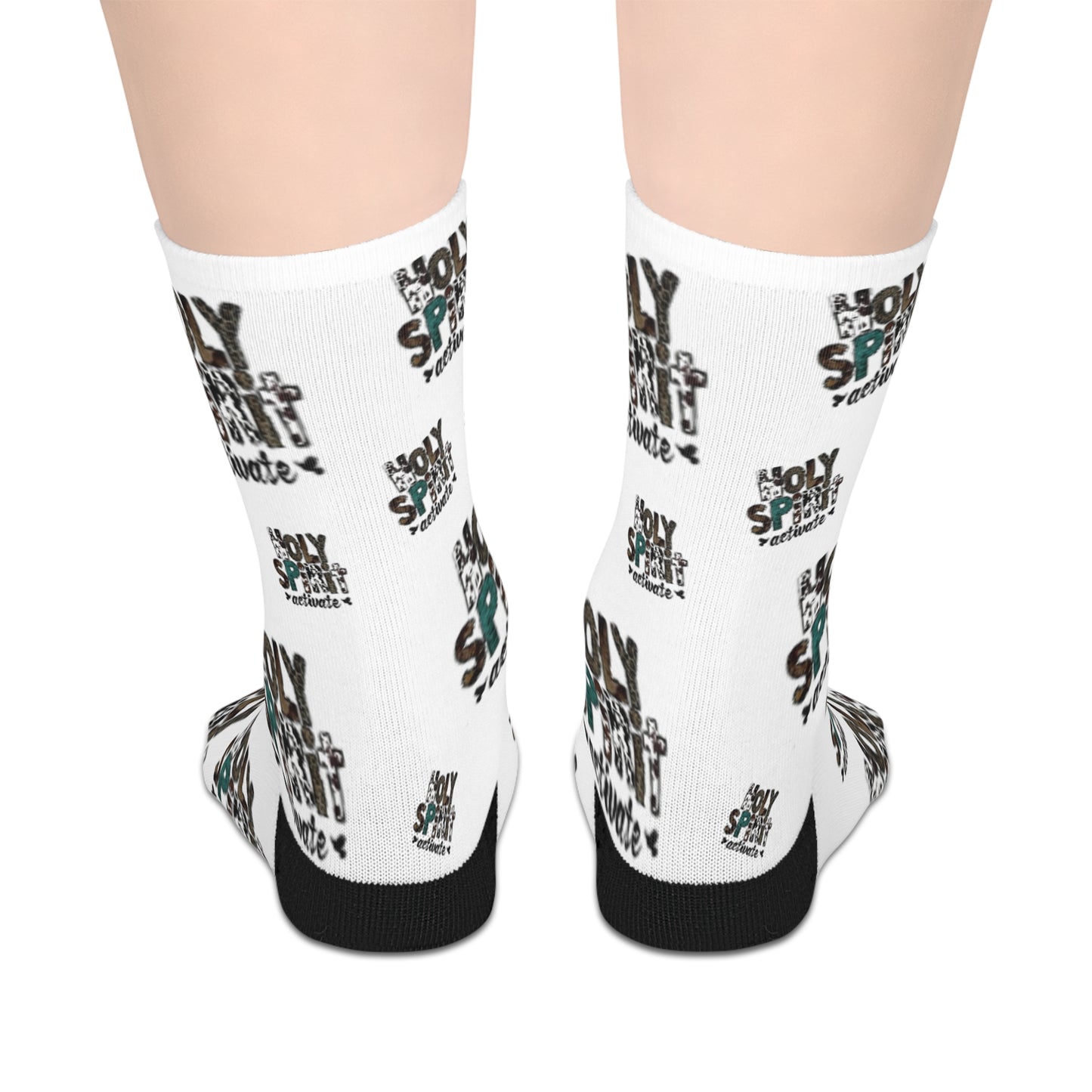 Holy Spirit Activate fun mid-length socks