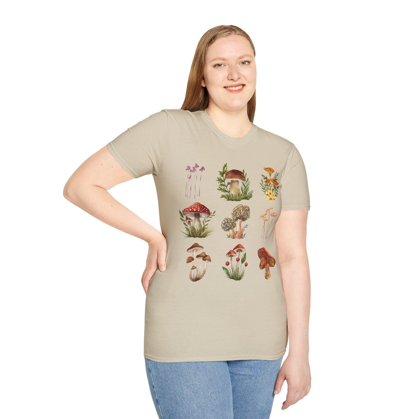 Unisex Softstyle T-Shirt Mushroom collection  T-shirt