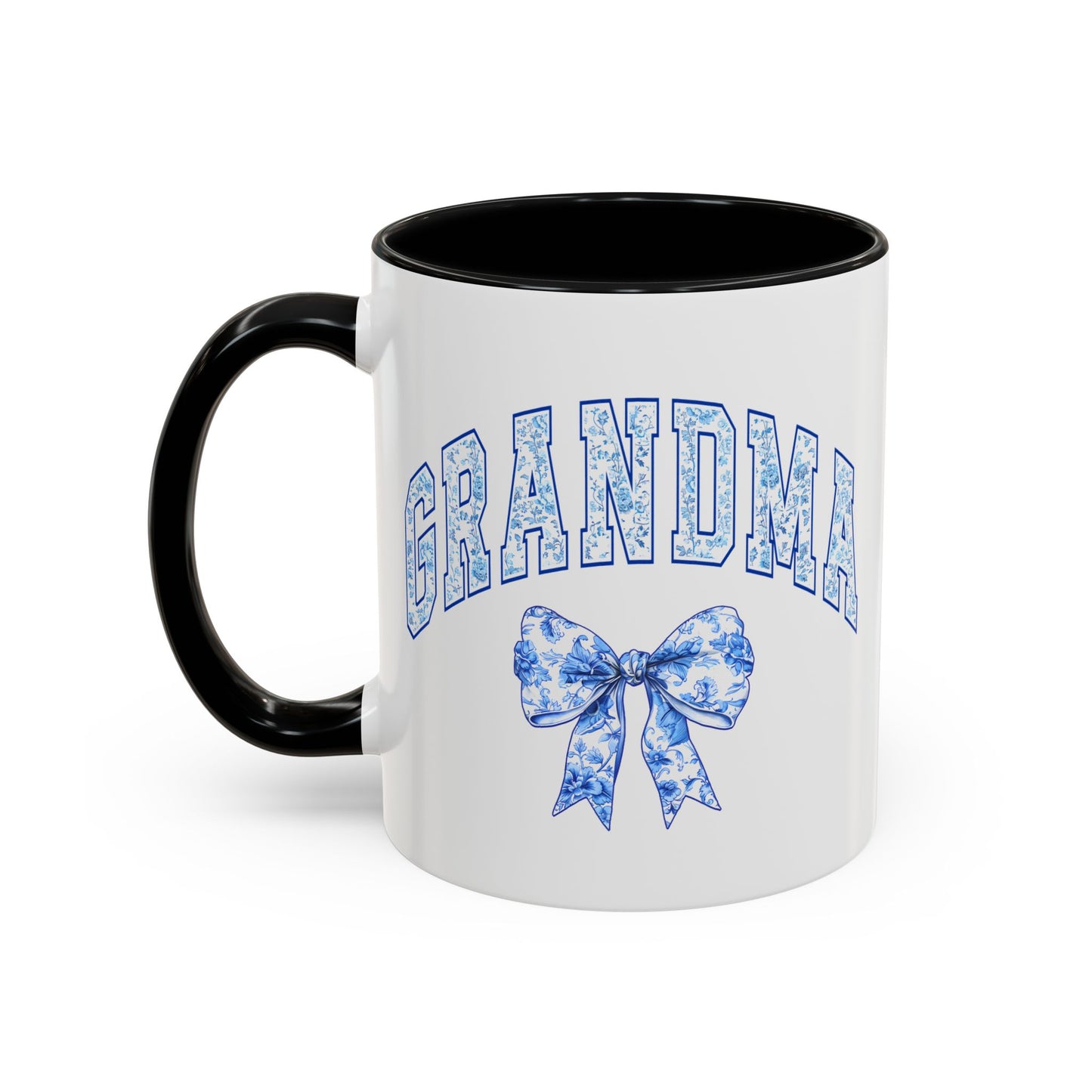 Grandma Blue Chinoiserie Accent Coffee Mug - Cute Gift for Mother's Day, Birthdays & More