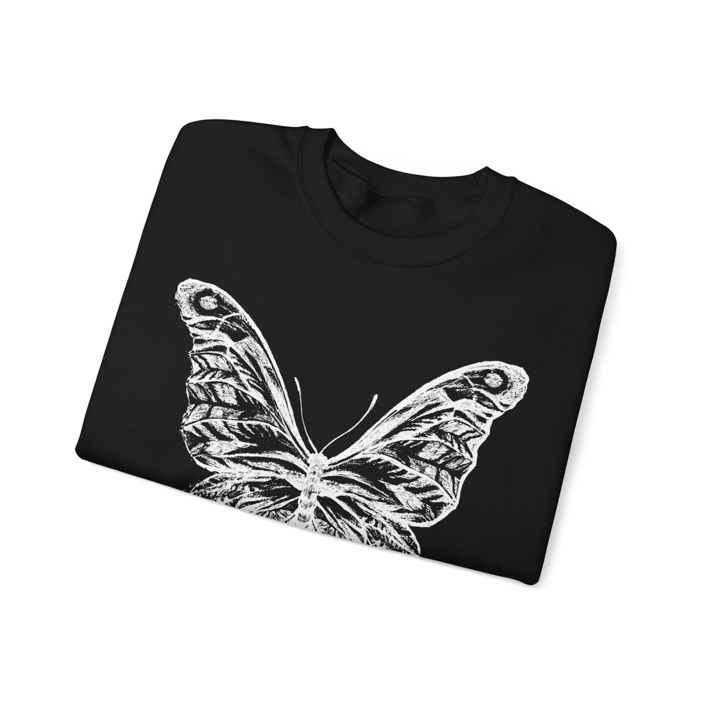 White Butterfly Sweatshirt