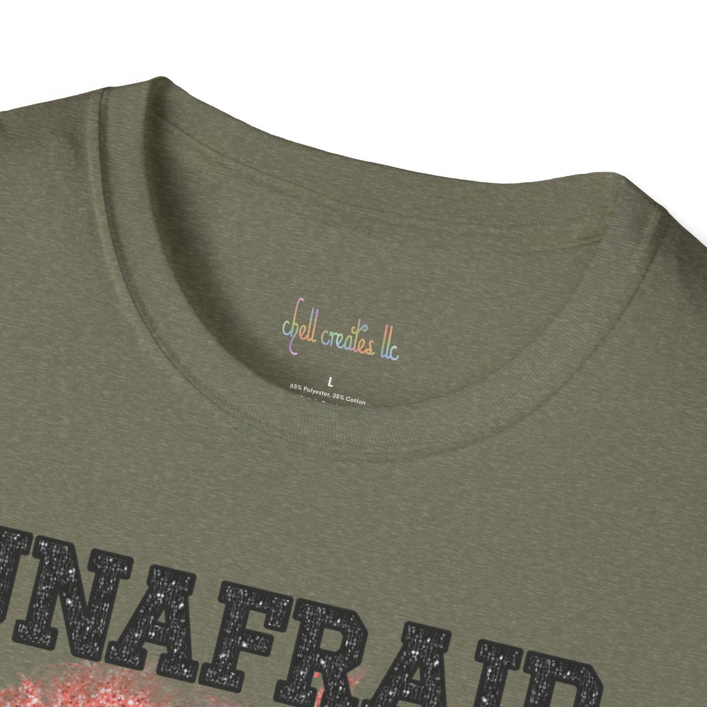 Unisex Softstyle T-Shirt - 'UNAFRAID' Lion Graphic Tee