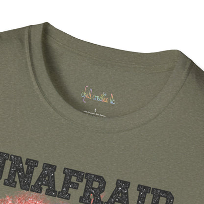 Unisex Softstyle T-Shirt - 'UNAFRAID' Lion Graphic Tee