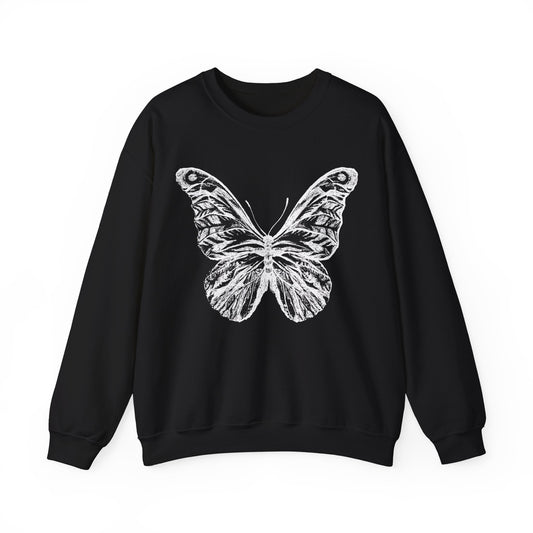 White Butterfly Sweatshirt