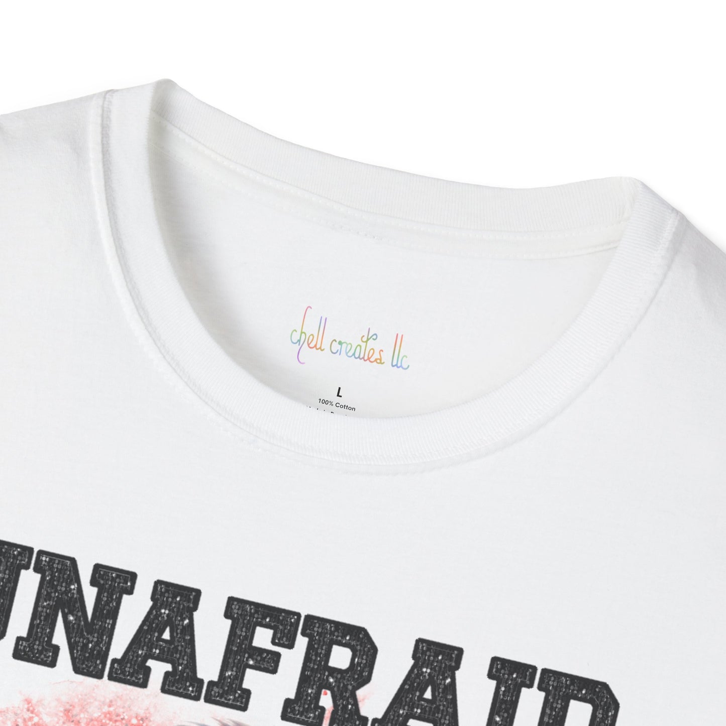 Unisex Softstyle T-Shirt - 'UNAFRAID' Lion Graphic Tee