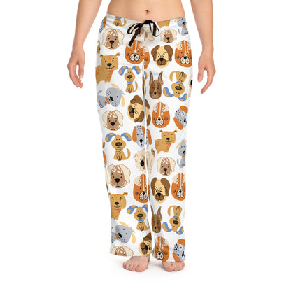 Women's Dog Pajama Pants (AOP)
