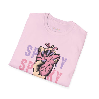 Unisex Softstyle T-Shirt Spooky Heart in Hand