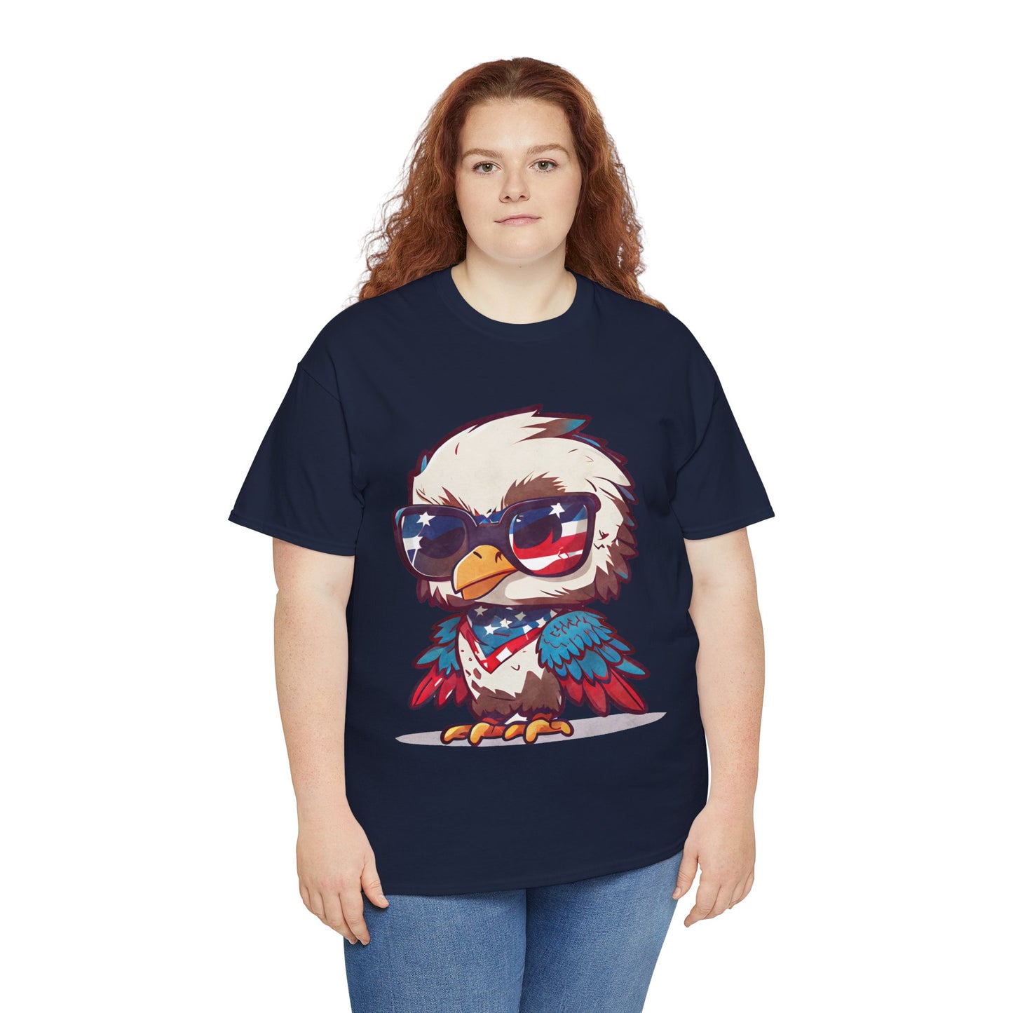 Unisex Heavy Cotton Tee Freedom Eagle