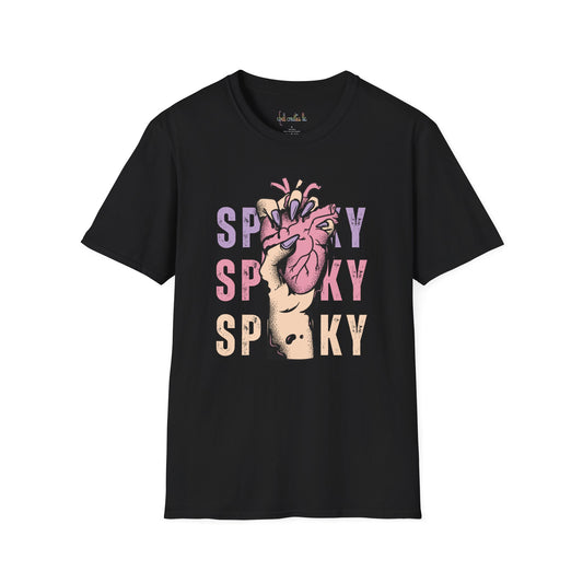 Unisex Softstyle T-Shirt Spooky Heart in Hand