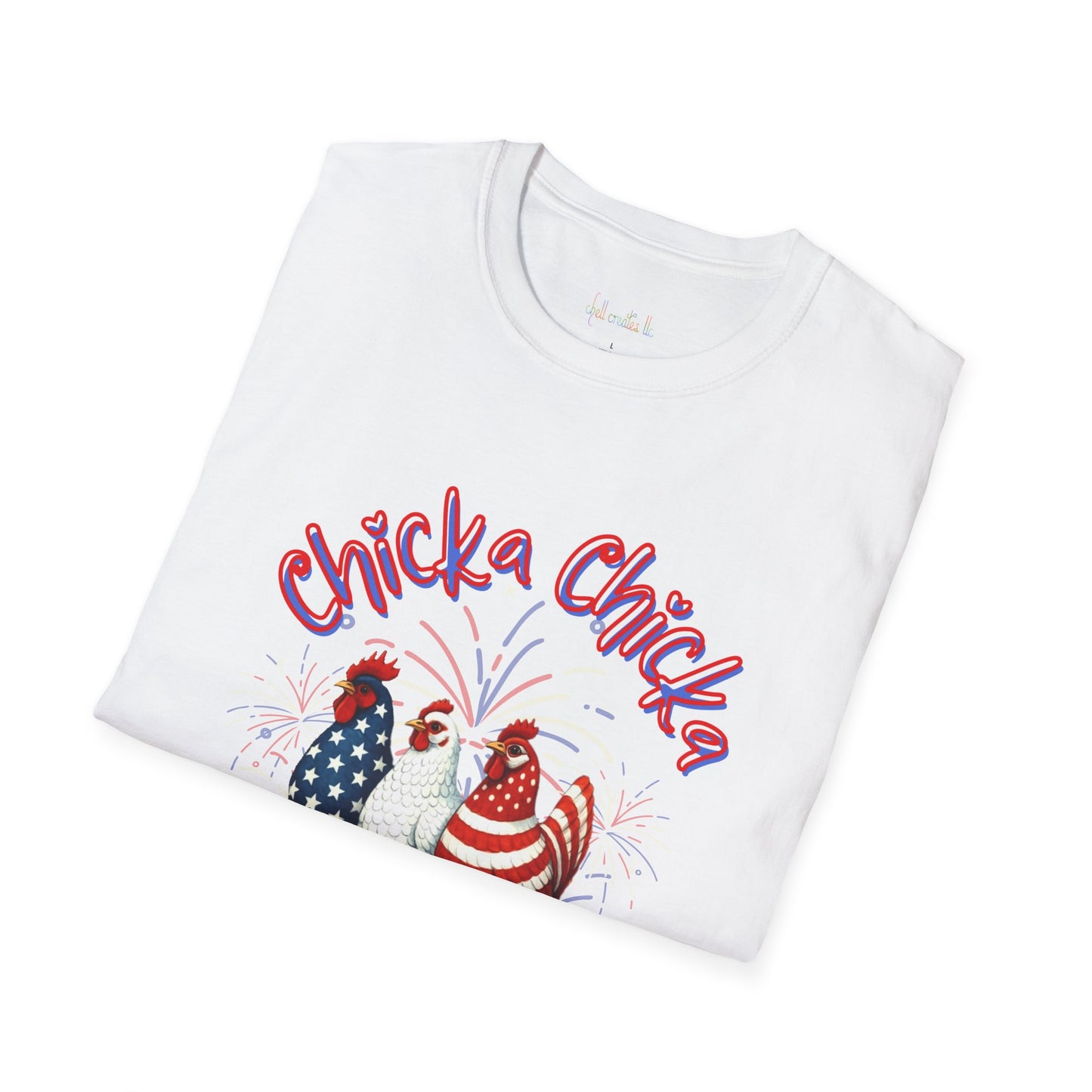 Chicka Chicka Boom Boom Unisex T-Shirt, Funny Shirt, 4th of July Tee, Animal Lover Gift, Summer Fashion, Casual Wear
