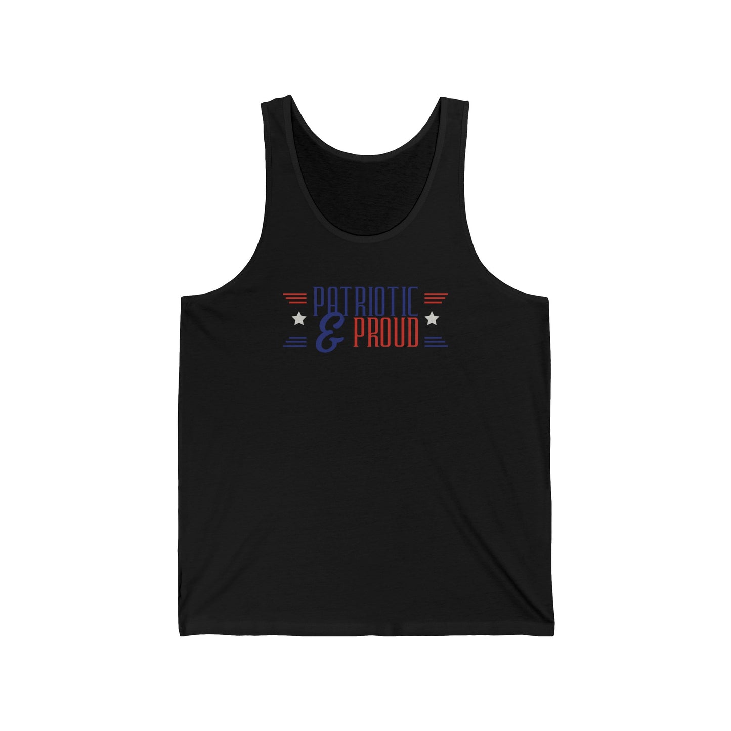 Unisex Jersey Tank Patriot & Proud