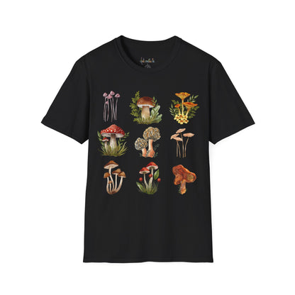 Unisex Softstyle T-Shirt Mushroom collection  T-shirt