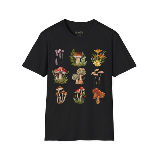 Unisex Softstyle T-Shirt Mushroom collection  T-shirt