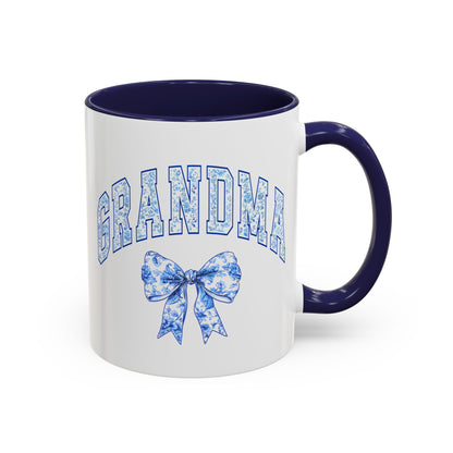 Grandma Blue Chinoiserie Accent Coffee Mug - Cute Gift for Mother's Day, Birthdays & More