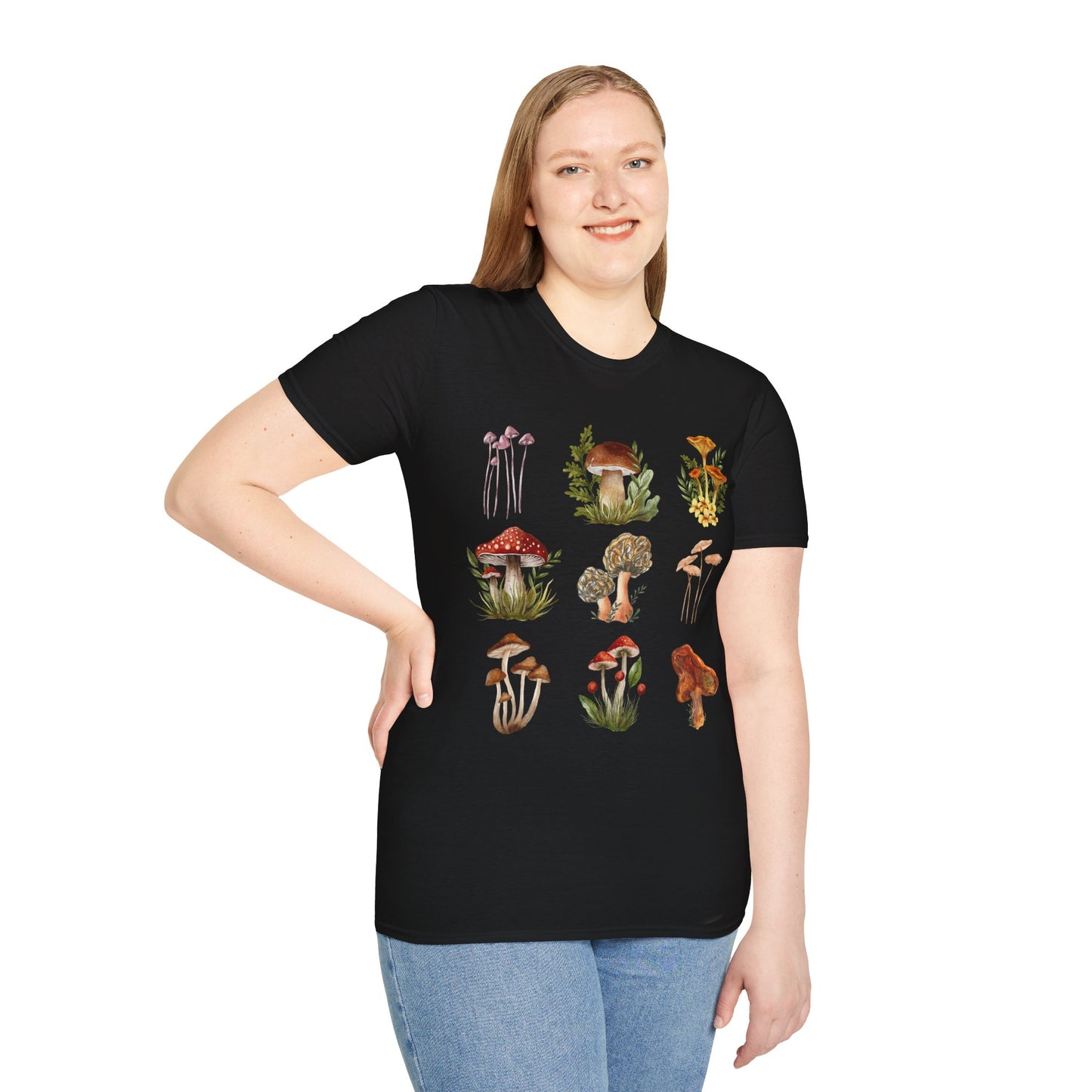 Unisex Softstyle T-Shirt Mushroom collection  T-shirt