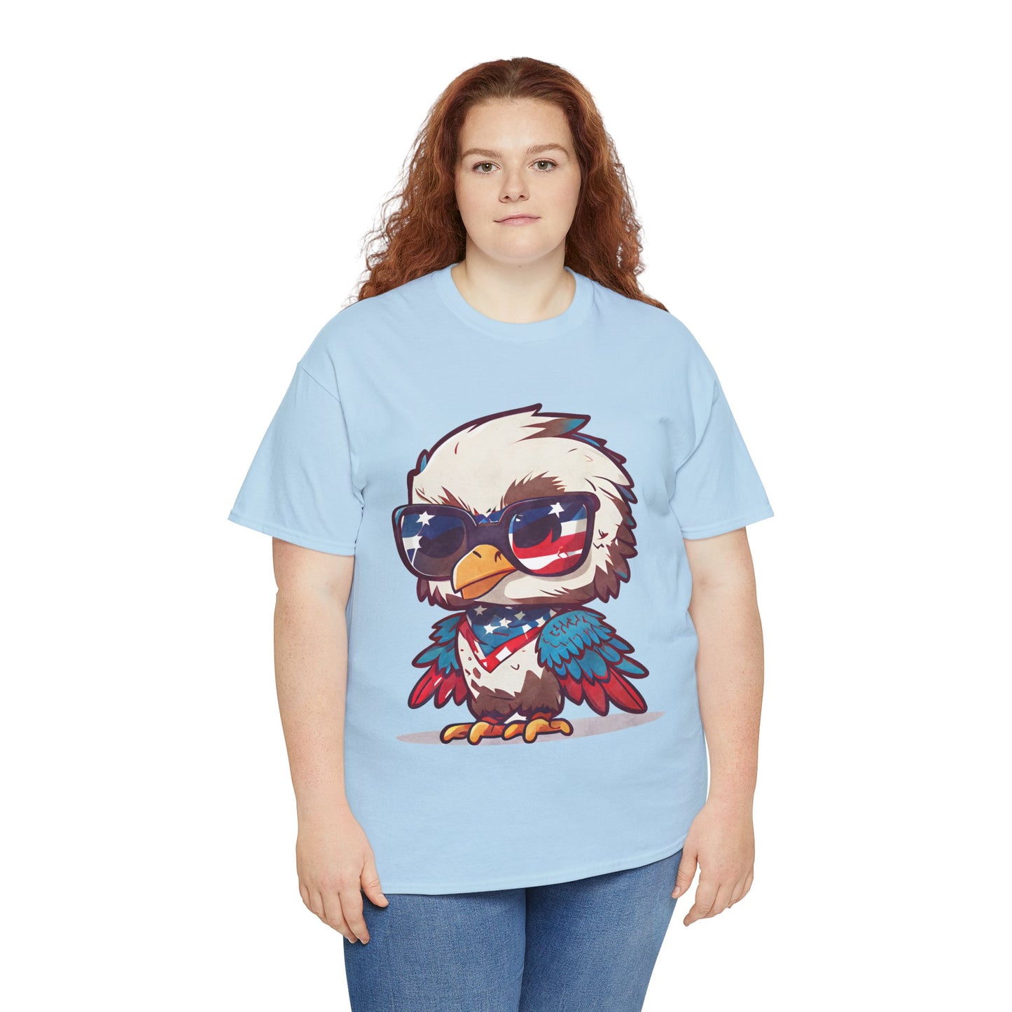 Unisex Heavy Cotton Tee Freedom Eagle