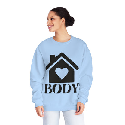 Unisex NuBlend® Crewneck Sweatshirt "Home Body"