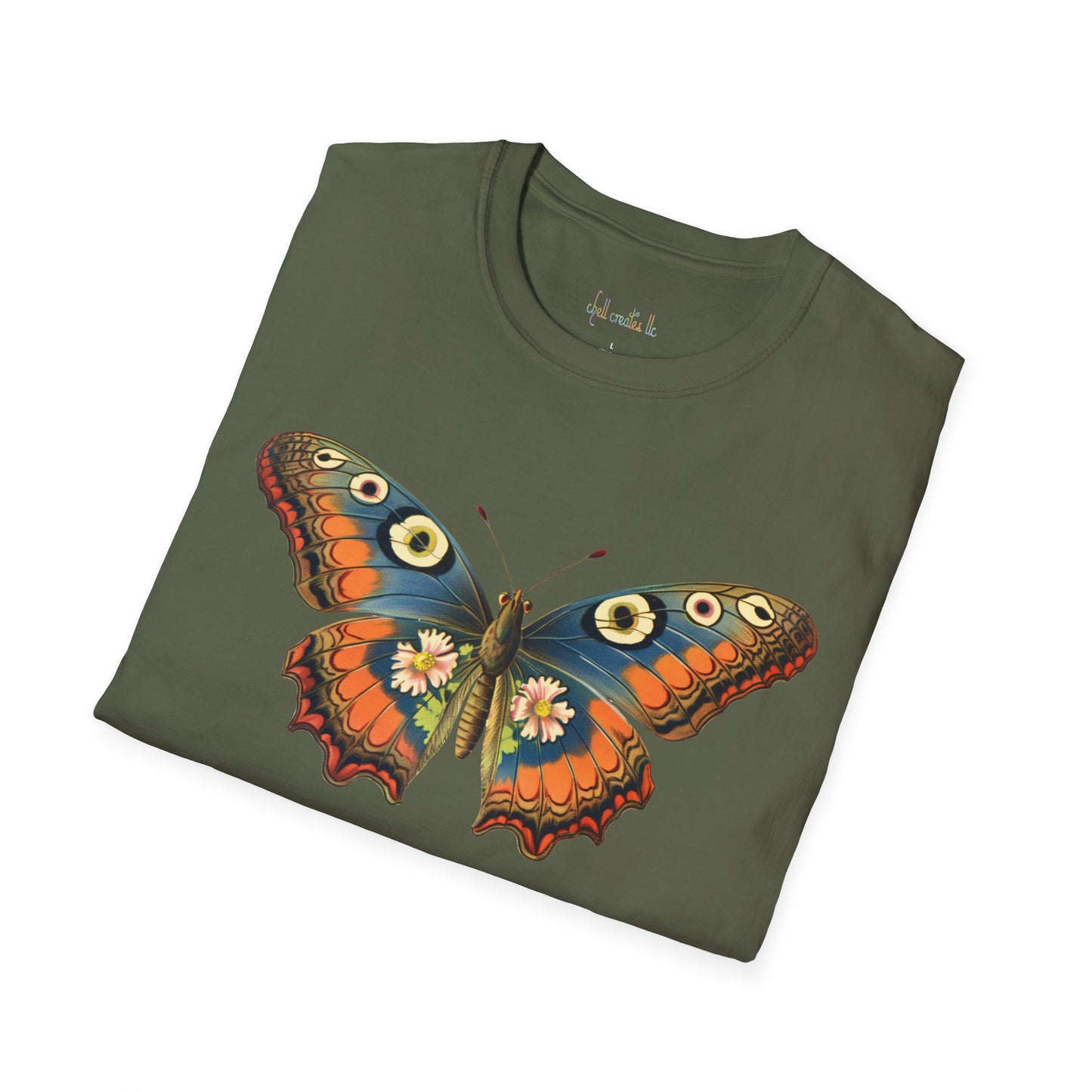 Vintage Moth/Butterfly Unisex Softstyle T-Shirt